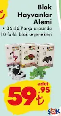GOKİDY OYUNCAK BLOK HAYVANLAR ALEMİ GOKİDY OYUNCAK BLOK HAYVANLAR ALEMİ
